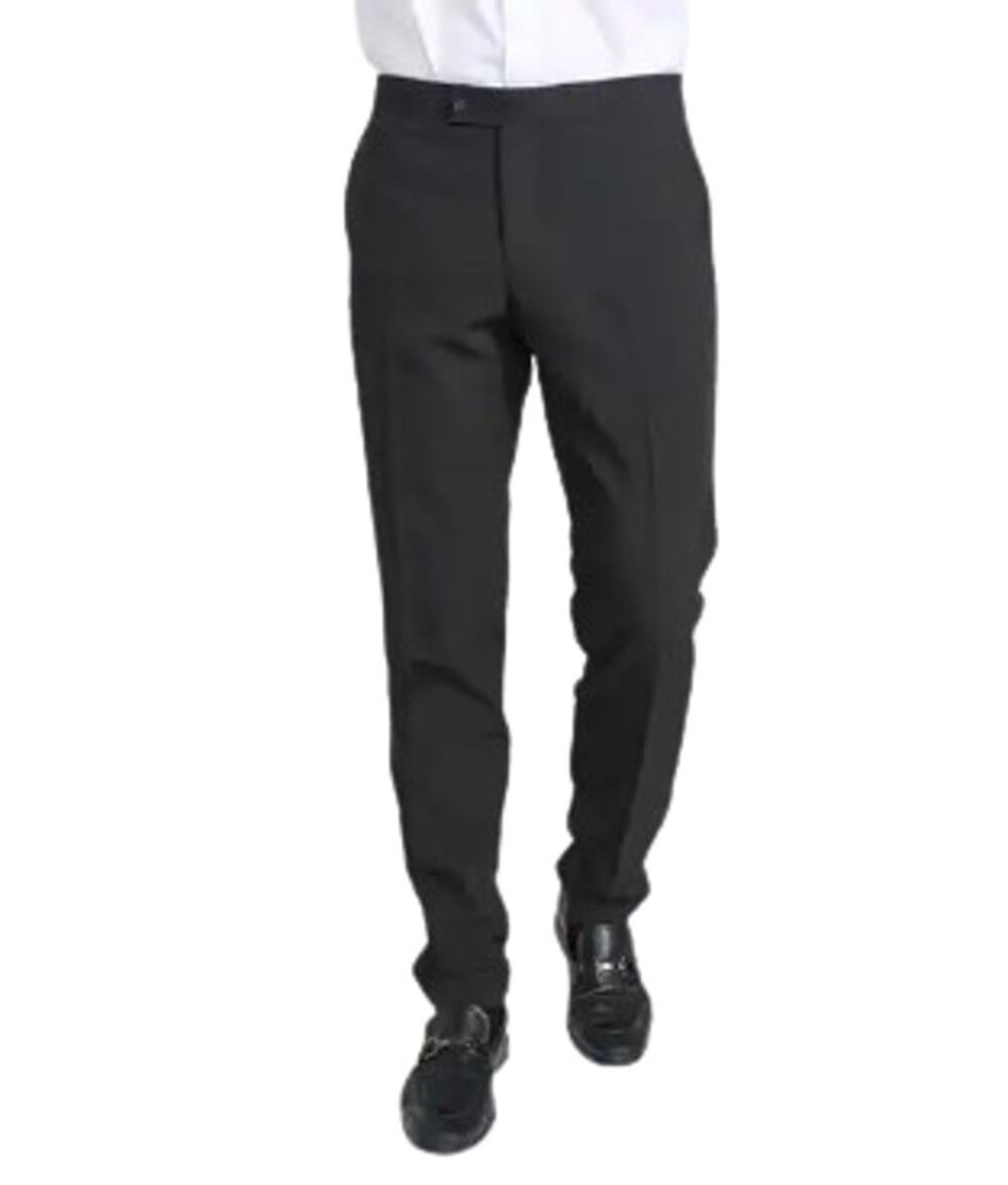 SAVILE ROW CO. New Heathrow Modern Fit Tuxedo Pants 38x30 Black NWOT
